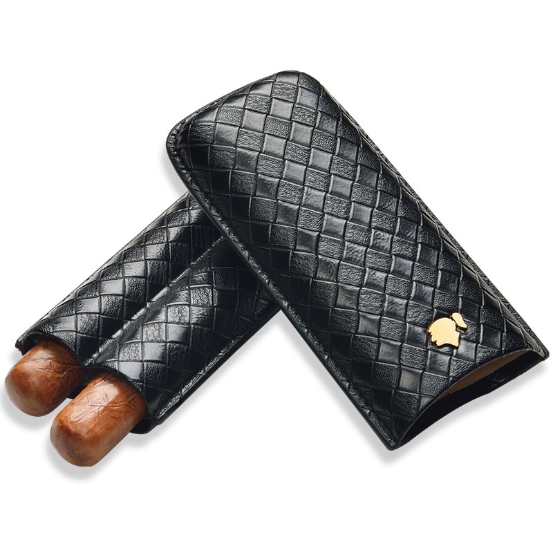 Travel Leather Cigar Case