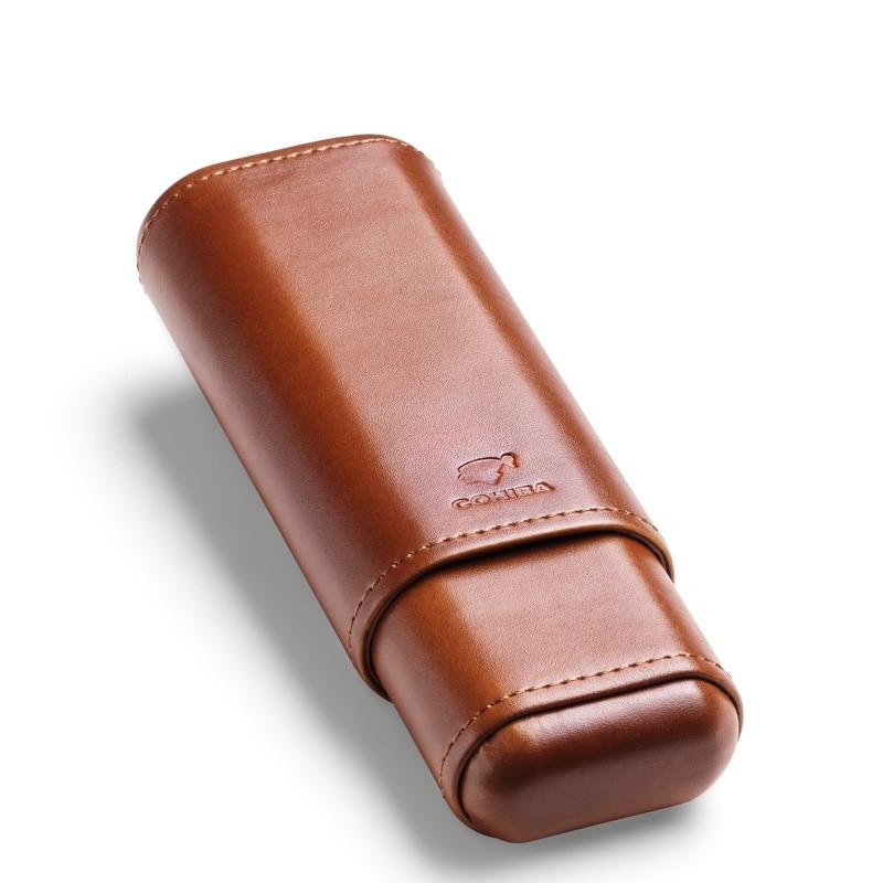 Travel Leather Cigar Case