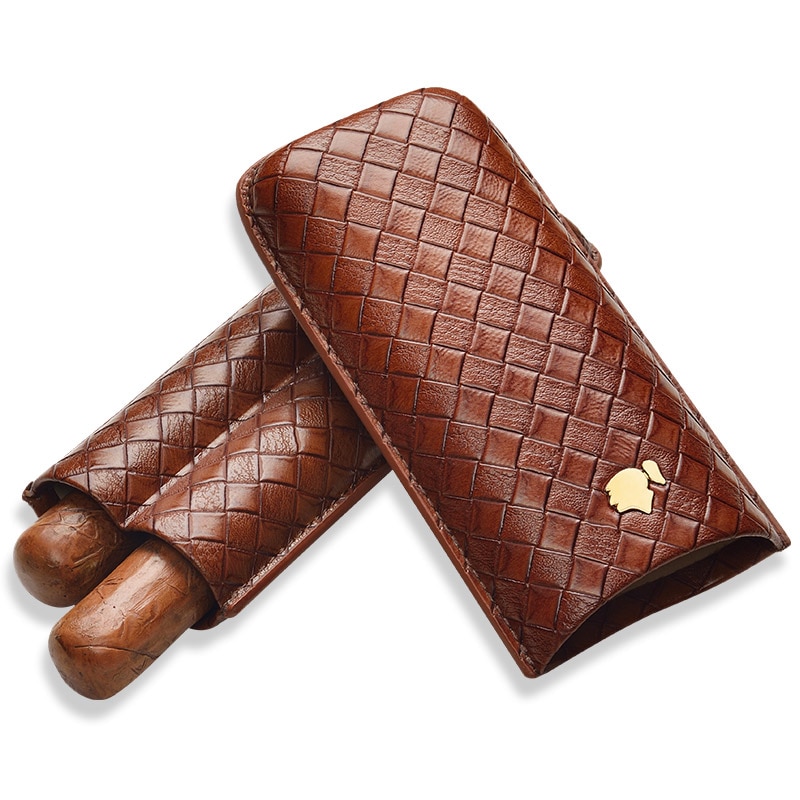 Travel Leather Cigar Case